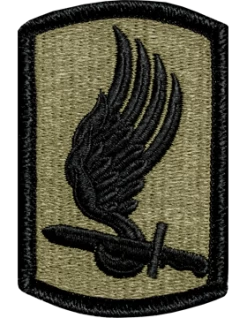 173rd Airborne Brigade Scorpion Patch With Fastener