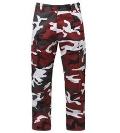 Red Camo Cargo Pants