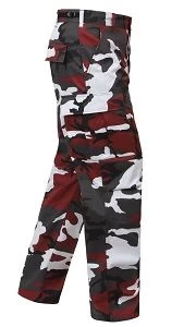 Red Camo Cargo Pants 5 Red Camo Cargo Pants - Image 3