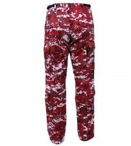 Red Digital Camo Cargo Pants 6 Red Digital Camo Cargo Pants - Image 4