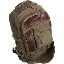 Vintage Cantabrian Excursion Rucksack W Leather Accents -GI - Army Issue Surplus Store retro canteberry rucksack 3