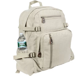 Vintage Jumbo Canvas Backpack Rucksack 14 Vintage Jumbo Canvas Backpack Rucksack -GI - Army Issue Surplus Store rot452