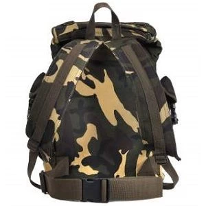 Woodland Camo Canvas Outdoorsman Rucksack 6 Woodland Camo Canvas Outdoorsman Rucksack - Image 4