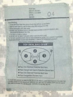 ACU CHEMICAL PROTECTION (NBC) BAG -GI - Army Issue Surplus Store s l640 2 64457