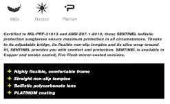 Bollé Sentinel Safety Glasses 13 Bollé Sentinel Safety Glasses -GI - Army Issue Surplus Store sentinel smoke info