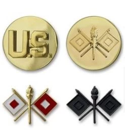 Army Signal Corps Branch Insignia – Officer And Enlisted