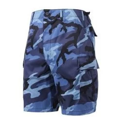 Camo Sky Blue, Adjustable Waist Tabs, Button Fly, Six Pockets - Camo Shorts 10 Camo Sky Blue, Adjustable Waist Tabs, Button Fly, Six Pockets - Camo Shorts -GI - Army Issue Surplus Store sky blue camo bdu shorts 4