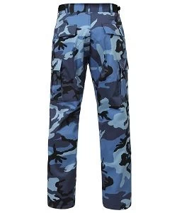 Sky Blue Camouflage BDU Pants 3 Sky Blue Camouflage BDU Pants