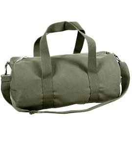 Canvas Shoulder With Web Carry Handles Duffle Bag - 19 Inch Duffel 10 Canvas Shoulder With Web Carry Handles Duffle Bag - 19 Inch Duffel - Image 8