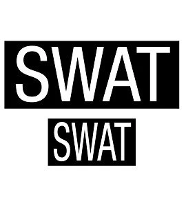 SWAT Back Patch Set 3 SWAT Back Patch Set