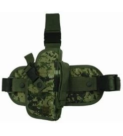Lightweight Drop Leg Holster - Right Handed -GI - Army Issue Surplus Store tg207wr woodland digital thigh holster