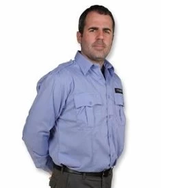 BulletSafe Bulletproof Vest -GI - Army Issue Surplus Store the bulletsafe vest concealed by a blue uniform shirt