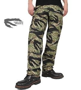 Vietnam Tiger Stripe 100% Cotton Ripstop BDU Pants 6 Vietnam Tiger Stripe 100% Cotton Ripstop BDU Pants - Image 4