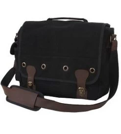 Leather & Canvas Trailblazer Laptop Bag 10 Leather & Canvas Trailblazer Laptop Bag -GI - Army Issue Surplus Store trailblazer messenger bag black