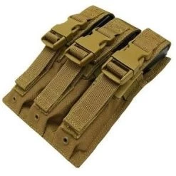 Condor Triple MP5 SMG Mag Pouch -GI - Army Issue Surplus Store triple mp5 mag pouch coyote