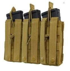 Condor M4 / M16 Triple Open Top Mag Pouch -GI - Army Issue Surplus Store triple open top mag pouch back