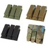 Condor Molle Triple Pistol Mag Pouch 9mm .45 M9 1911 Magazine 1 Condor Molle Triple Pistol Mag Pouch 9mm .45 M9 1911 Magazine -GI - Army Issue Surplus Store triple pistol mag pouch assorted