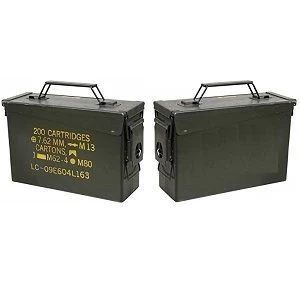 2-Pack US Military Surplus M19A1 .30 Caliber Ammo Can 5 2-Pack US Military Surplus M19A1 .30 Caliber Ammo Can - Image 3