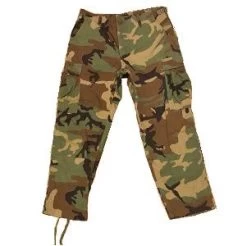 Used US GI Military Issue Woodland Camo BDU Pants 6 Used US GI Military Issue Woodland Camo BDU Pants -GI - Army Issue Surplus Store us army woodland camo trousers combat