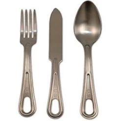 US GI Military Knife Fork And Spoon Set