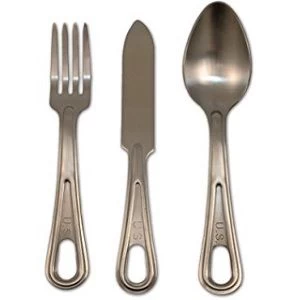 US GI Military Knife Fork And Spoon Set 3 US GI Military Knife Fork And Spoon Set
