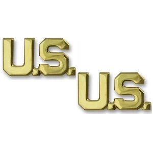 Army U.S. Letters Branch Insignia - Officer And Enlisted 4 Army U.S. Letters Branch Insignia - Officer And Enlisted - Image 2