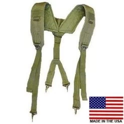Used US GI Military Surplus LC II Y Suspenders
