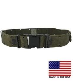 Used US GI Military Surplus New Style Pistol Belt W/ Quick Release Buckle