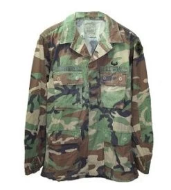 US GI Military Issue Used Woodland Camo BDU Shirts 7 US GI Military Issue Used Woodland Camo BDU Shirts -GI - Army Issue Surplus Store used woodland camo bdu shirt