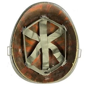 US Military Style M1 Steel Pot Helmet And Liner 5 US Military Style M1 Steel Pot Helmet And Liner - Image 3