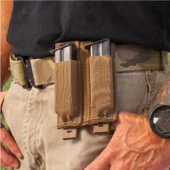 Open Top Double Pistol Magazine Pouch -GI - Army Issue Surplus Store ust mol017.9