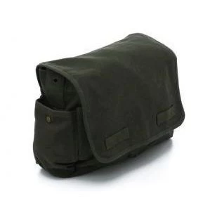 Black Classic HW Cotton Canvas Messenger Bag 4 Black Classic HW Cotton Canvas Messenger Bag - Image 2