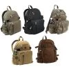Mini Vintage Compact Canvas Military Style Backpack 2 Mini Vintage Compact Canvas Military Style Backpack -GI - Army Issue Surplus Store vintage mini canvas backpack rucksack