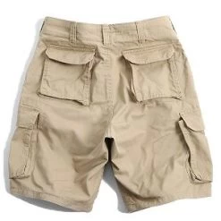 Khaki Vintage Paratrooper, Zipper Fly, Six Pockets - Cargo Shorts 11 Khaki Vintage Paratrooper, Zipper Fly, Six Pockets - Cargo Shorts -GI - Army Issue Surplus Store vintage paratrooper shorts khaki 1