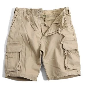 Khaki Vintage Paratrooper, Zipper Fly, Six Pockets - Cargo Shorts 4 Khaki Vintage Paratrooper, Zipper Fly, Six Pockets - Cargo Shorts - Image 2