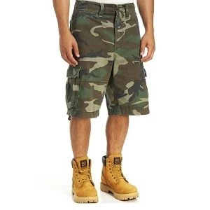 Vintage Woodland Camo Infantry Utility Shorts 4 Vintage Woodland Camo Infantry Utility Shorts - Image 2