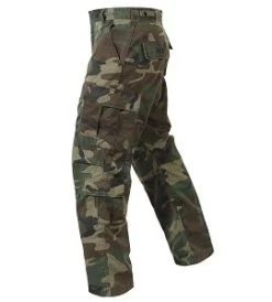 Camo Vintage Paratrooper Fatigue Pants