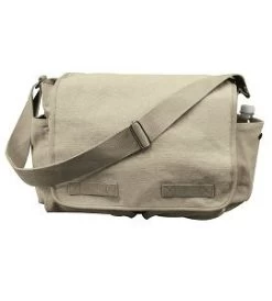 Classic HW Cotton Canvas Messenger Bag 24 Classic HW Cotton Canvas Messenger Bag -GI - Army Issue Surplus Store vintage washed canvas messenger bag khaki