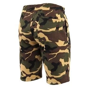 Woodland Camo Sweat Shorts Gym Shorts Lounge Shorts 4 Woodland Camo Sweat Shorts Gym Shorts Lounge Shorts - Image 2