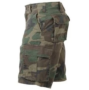 Woodland Camo Vintage Paratrooper, Six Pockets, Zipper Fly - Cargo Shorts 5 Woodland Camo Vintage Paratrooper, Six Pockets, Zipper Fly - Cargo Shorts - Image 3