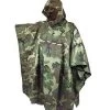 US Woodland Camo Ripstop Military Poncho -GI - Army Issue Surplus Store woodland camouflage poncho made in usa