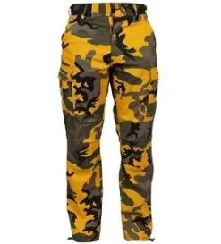 Yellow Camo Pants